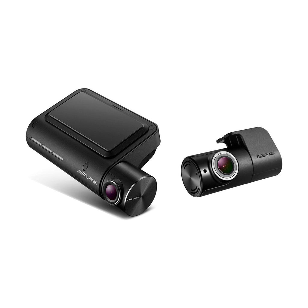Alpine DVR-F800PRO front dash cam and RVC-R800 rear camera bundle