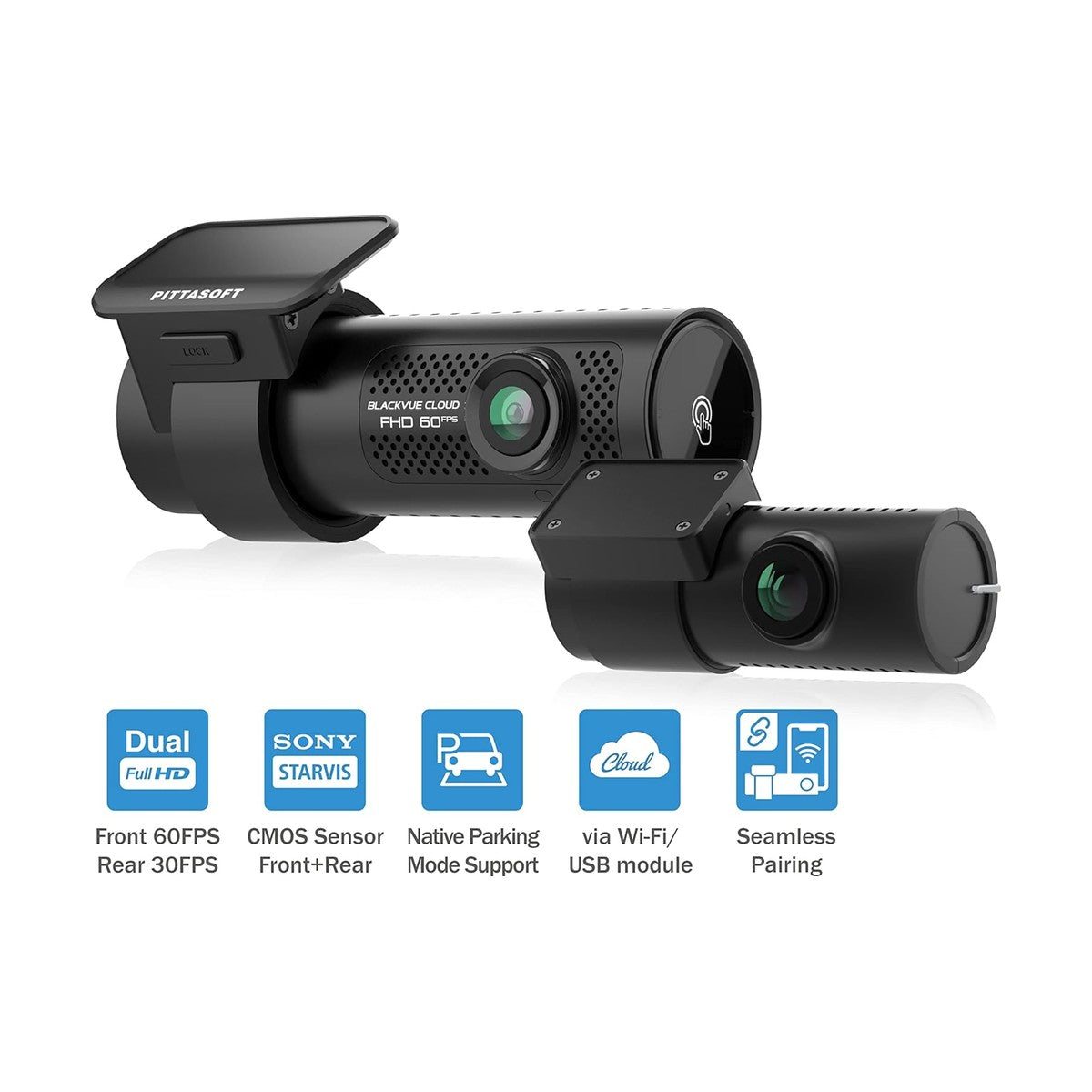 BlackVue DR770X-2CH Full HD front and rear dash cam