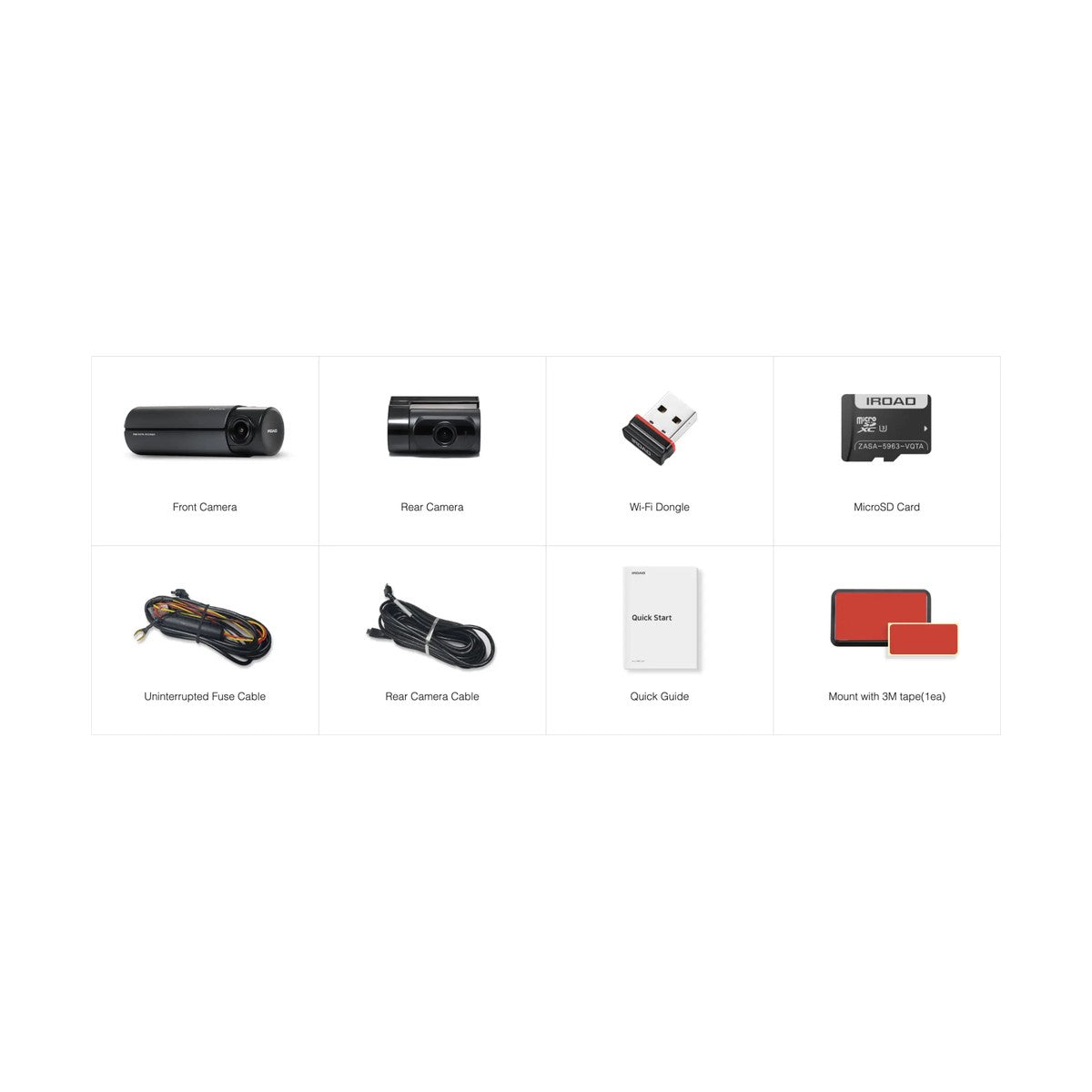 iRoad FX2 PRO dash cam feature overview graphic