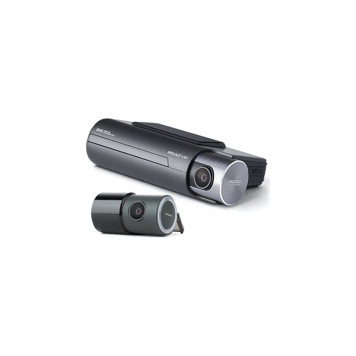 iRoad X30 2K QHD front and rear Full HD dash cam bundle