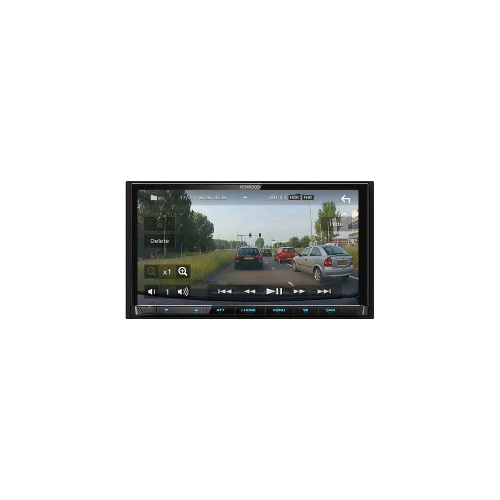 Kenwood DRV-N520 dash cam, alternate view