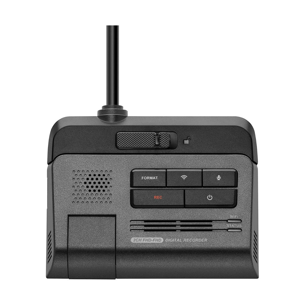 Thinkware F790 dash cam, side view