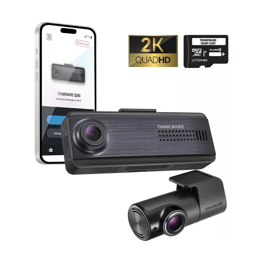 Thinkware Q200 2CH front and rear dash cam kit